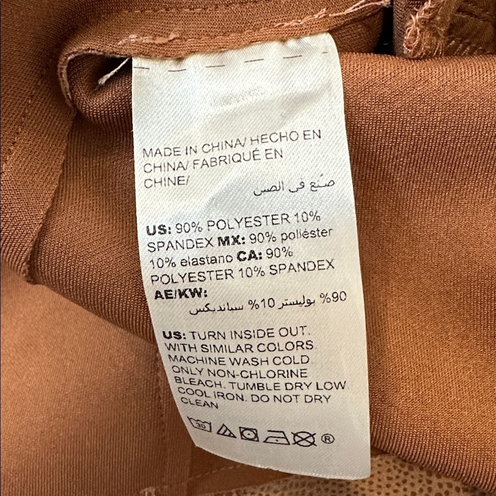 Chico’s Faux Scuba Suede Jacket Size 8/10 - Picture 6 of 6